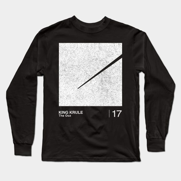 King Krule / Minimalist Graphic Artwork Design Long Sleeve T-Shirt by saudade